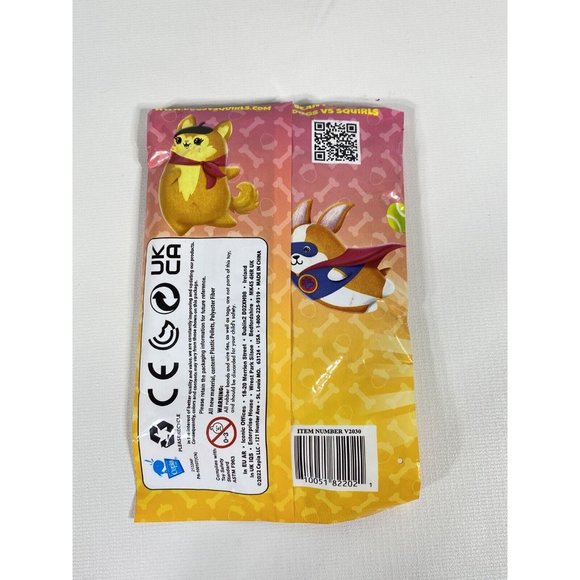 Dogs Vs Squirls Mini Plush Cheezer Squirls #024 New - Picture 11 of 13